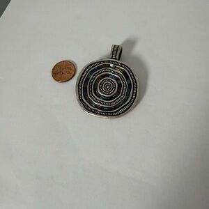 Bohemian Silver and Multicolor Pendant Premier Designs bora bora deadstock